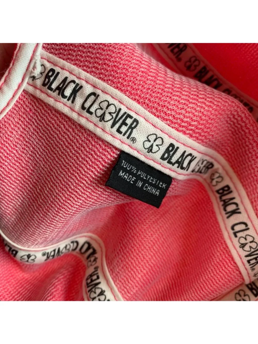 Black Clover Live Lucky Unisex Pink Short Bill 5-Panel Strapback Hat